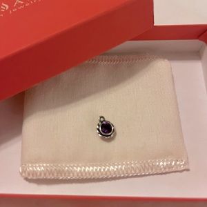 James Avery Elisa pendant with Amethyst.